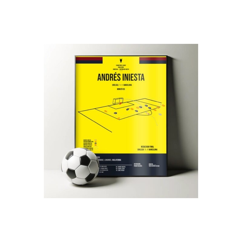 Feeberse|GOL INIESTA 1-1 CHELSEA TEMP. 08/097,90 €6,53 €Total Futbol CardsLAMINAS Y CUADROS