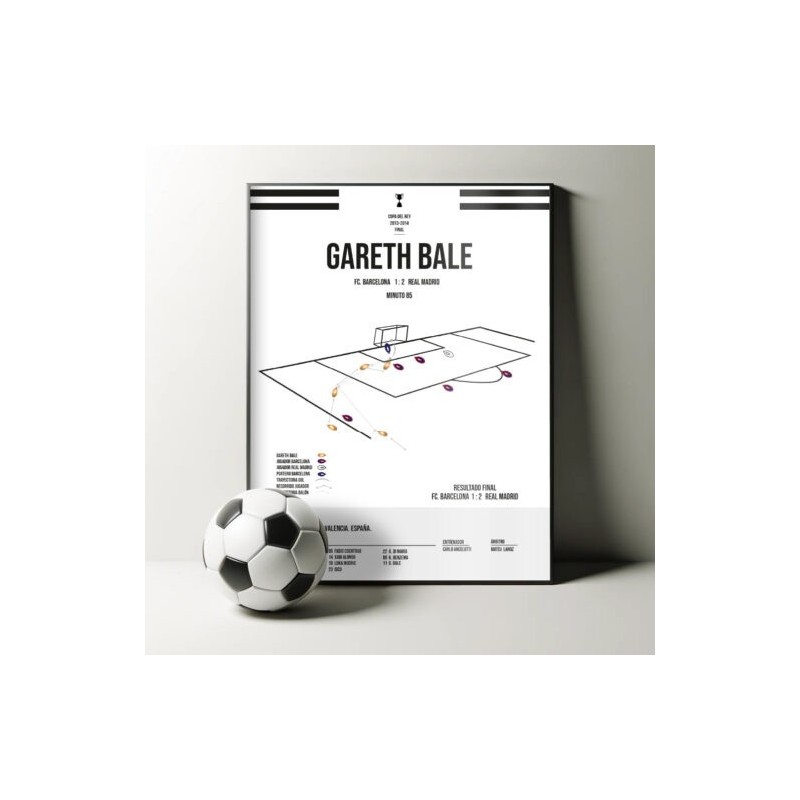 Feeberse|GOL BALE FINAL COPA DEL REY TEMP. 13/14. FC BARCELONA 1 – 2 REAL MADRID7,90 €6,53 €Total Futbol CardsLAMINAS Y CUADROS