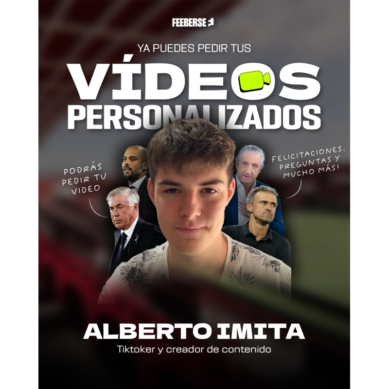 Feeberse|ALBERTO IMITA35,00 €28,93 €Video Personalizado deInicio