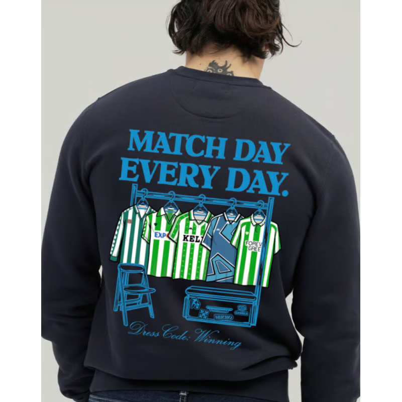 Feeberse|Sudadera Matchday Verdiblanca Navy44,95 €31,58 €GambeaSudaderas