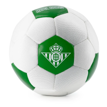 Balón fútbol Real Betis blanco escudo verde