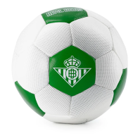 Balón fútbol Real Betis blanco escudo verde