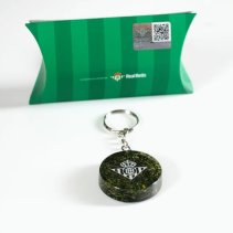 Llavero Real Betis Balompié con césped TIENDA REAL BETIS - Feeberse