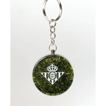 Llavero Real Betis Balompié con césped TIENDA REAL BETIS - Feeberse