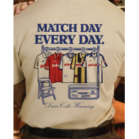 Camiseta fútbol retro Matchday Blanquillos