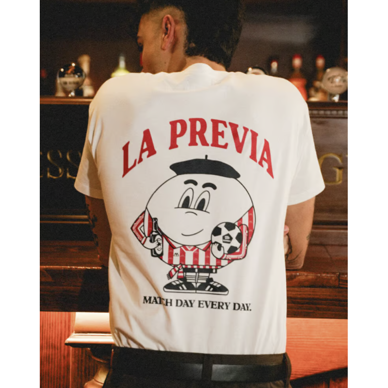 Feeberse|Camiseta fútbol retro La Previa Bacalao29,95 €21,04 €GambeaCASUAL