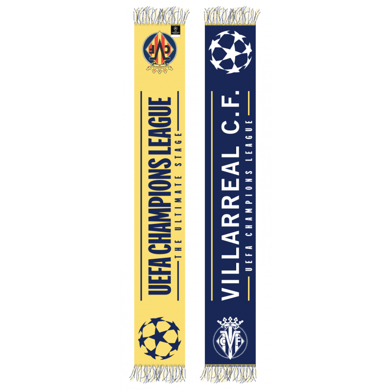 Feeberse|BUFANDA VILLARREAL CF CHAMPIONS LEAGUE17,00 €14,05 €Tienda Villarreal CFMERCHANDISING