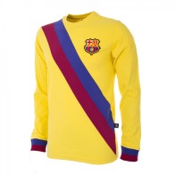 CAMISETA RETRO AMARILLA VISITANTE FCB 1974-75
